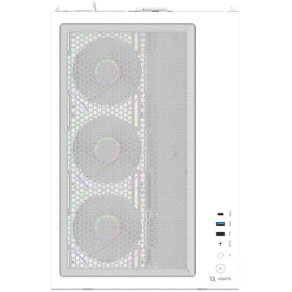 Carcasa AQIRYS Orcus white ARGB