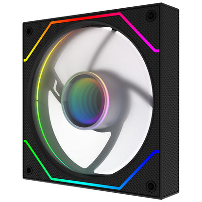 Ventilator 120 mm AQIRYS Cetus 4P-12SLI18-ARGB
