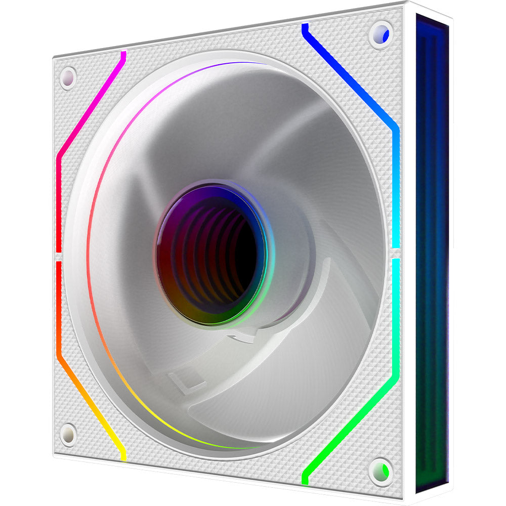 Ventilator 120 mm Reverse Blade AQIRYS Cetus 4P-12RB26W-ARGB