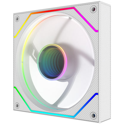 Ventilator 120 mm AQIRYS Cetus 4P-12SLI18W-ARGB