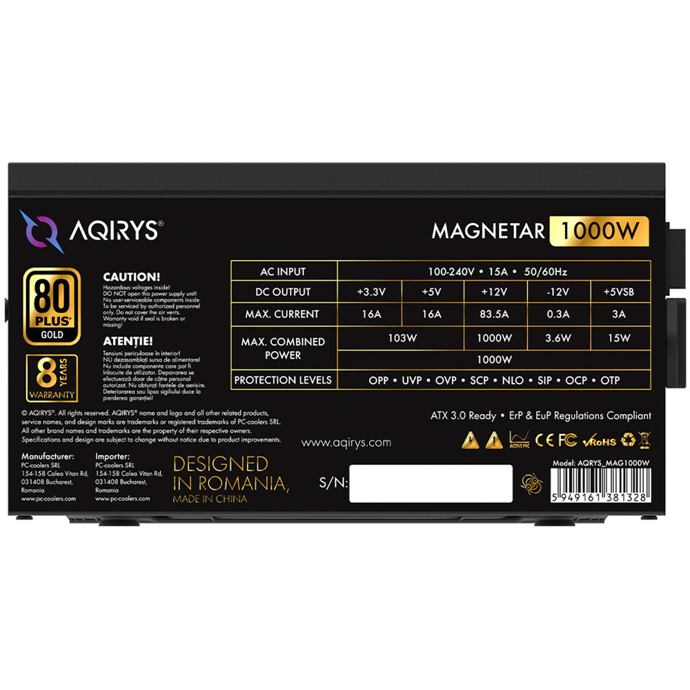 Sursa AQIRYS Magnetar 1000W