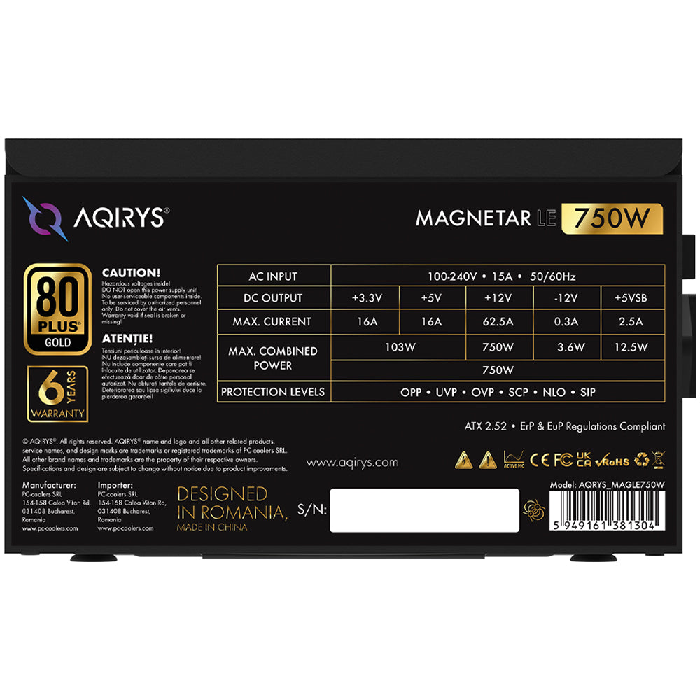 Sursa AQIRYS Magnetar LE 750W
