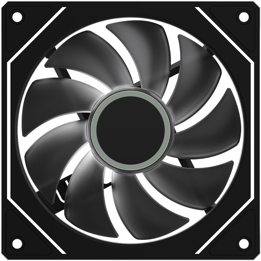 Ventilator 120 mm AQIRYS Cetus 6P-12SLI17B-ARGB