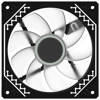 Ventilator 120 mm Reverse Blade AQIRYS Cetus 6P-12DLRB16B-ARGB