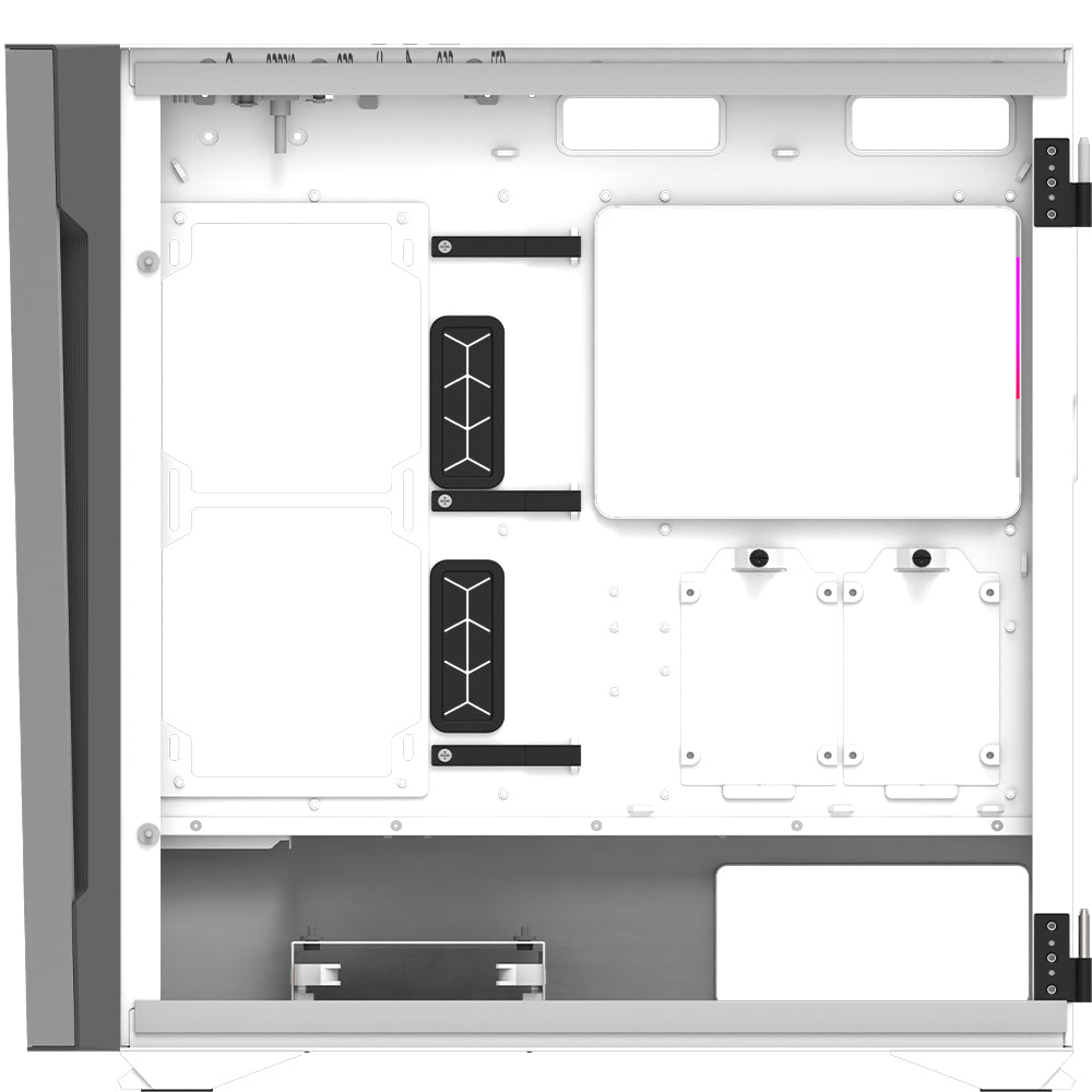 Carcasa AQIRYS Aquilla White ARGB