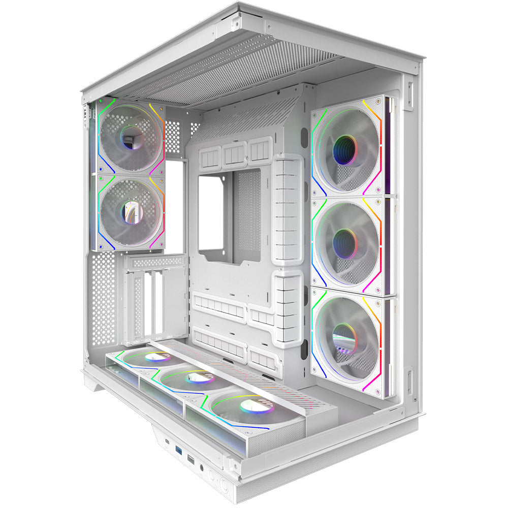 Carcasa AQIRYS Janus white ARGB