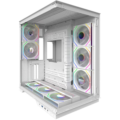 Carcasa AQIRYS Janus white ARGB